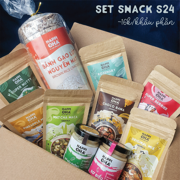 Set snack ăn vặt lành mạnh HAPPI OHA