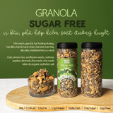 Ngũ Cốc Ăn Sáng/Ăn Kiêng Không Đường Vị 8 Loại Hạt Trái - Granola Sugar Free HAPPI OHA 240G