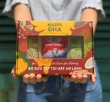 Hộp quà granola 8 vị HAPPI OHA - bộ sưu tập túi hạt an lành (40g/vị)