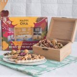 Combo Granola dùng thử - Ngũ Cốc Nguyên Hạt Hỗ Trợ Ăn Kiêng/Eat Clean - 40g x 8 vị HAPPI OHA