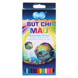 Bút Chì Màu Hutis 3100-12CP (Hộp Giấy 12 Cây)