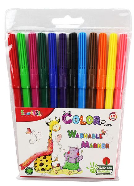Bút lông màu rửa được/SK-CPT1001 (12 màu/hộp)
