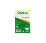 Giấy ghi chú Officetex 3 x 2 màu vàng dạ quang