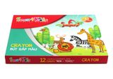 Sáp màu Safari 12 màu khay giấy SK15-006