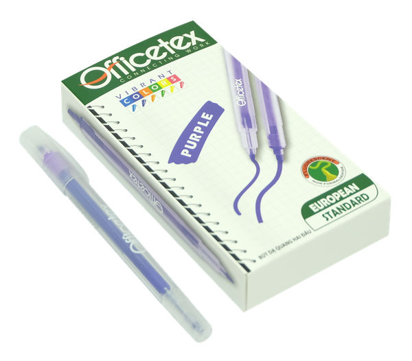 Bút dạ quang mực tím/OT-HL002PP (12 cây/hộp)