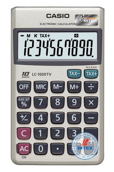 Máy tính cầm tay Casio LC1000TV