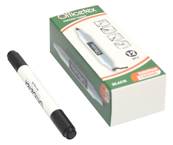 Bút lông dầu mực đen/OT-PM001BL (12 cây/hộp)