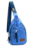 Túi đeo chéo bụng T-23-007 màu xanh dương nhạt