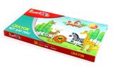 Sáp màu Safari 18 màu khay giấy SK15-005