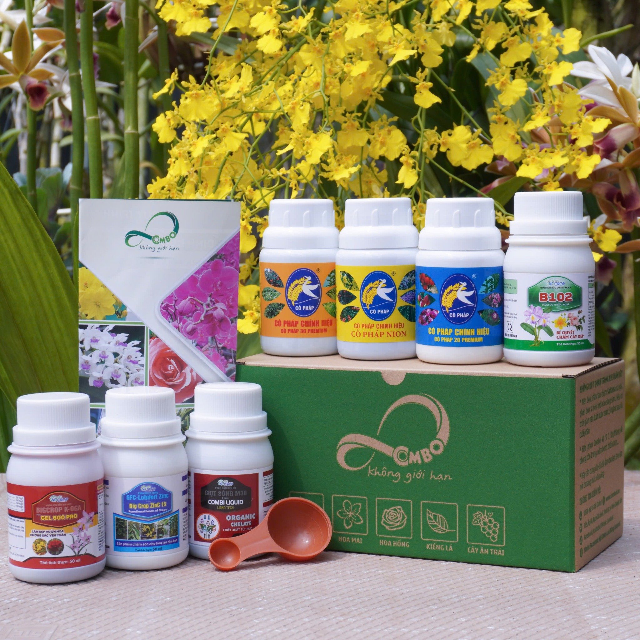 Combo 8 Premium (50ml) - Giải Quyết Các Vấn Đề Chăm Sóc Lan