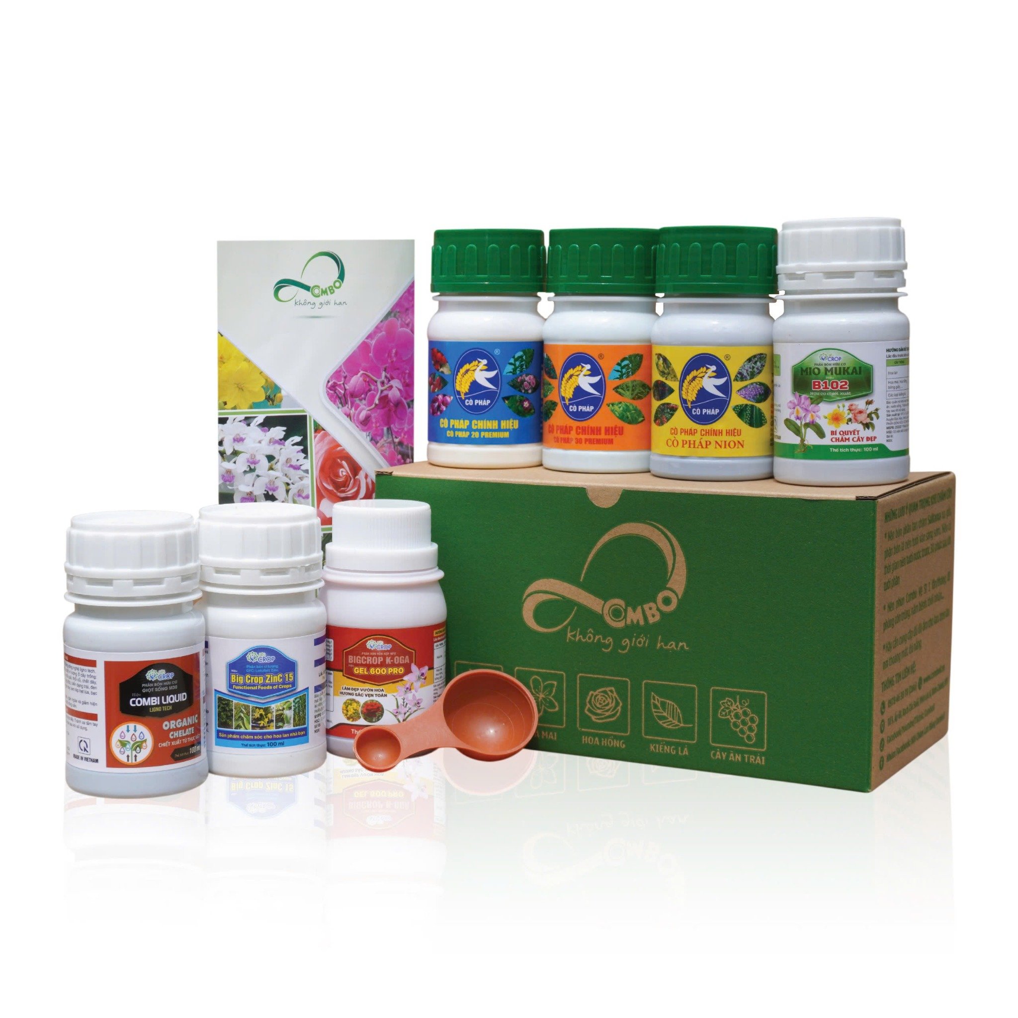 Combo 8 Premium (100ml) - Giải Quyết Các Vấn Đề Chăm Sóc Cây Trồng