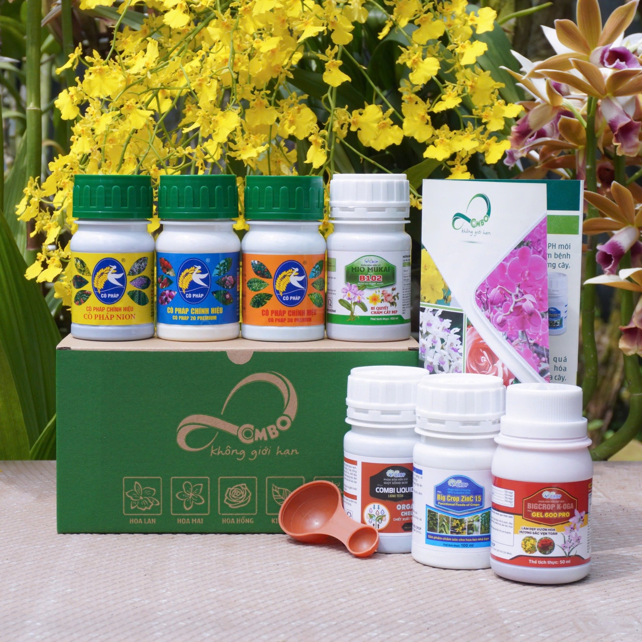Combo 8 Premium (100ml) - Giải Quyết Các Vấn Đề Chăm Sóc Cây Trồng