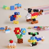 Bộ đồ chơi lắp ghép nhiều màu 112 khối -76540