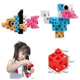 Bộ đồ chơi lắp ghép màu trung tính 54 khối - 76544