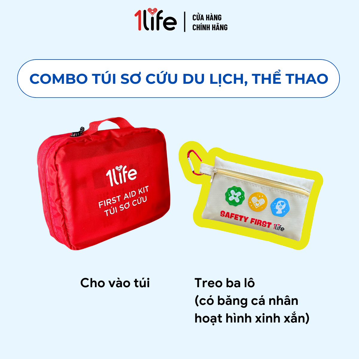  Túi Sơ Cứu Cao Cấp Du Lịch Thể Thao - Premium First Aid Kit for travelers 