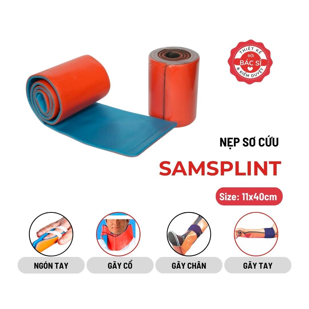  Nẹp sơ cứu Samsplint 