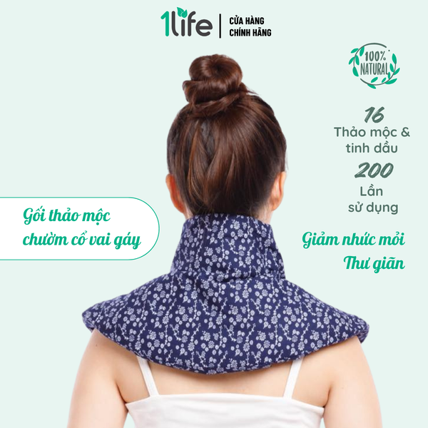  Gối thảo mộc chườm Cổ Vai Gáy 