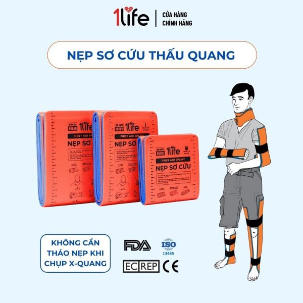  NẸP SƠ CỨU THẤU QUANG - RADIOLUCENT SPLINT - NẸP CAM, NẸP SAM 