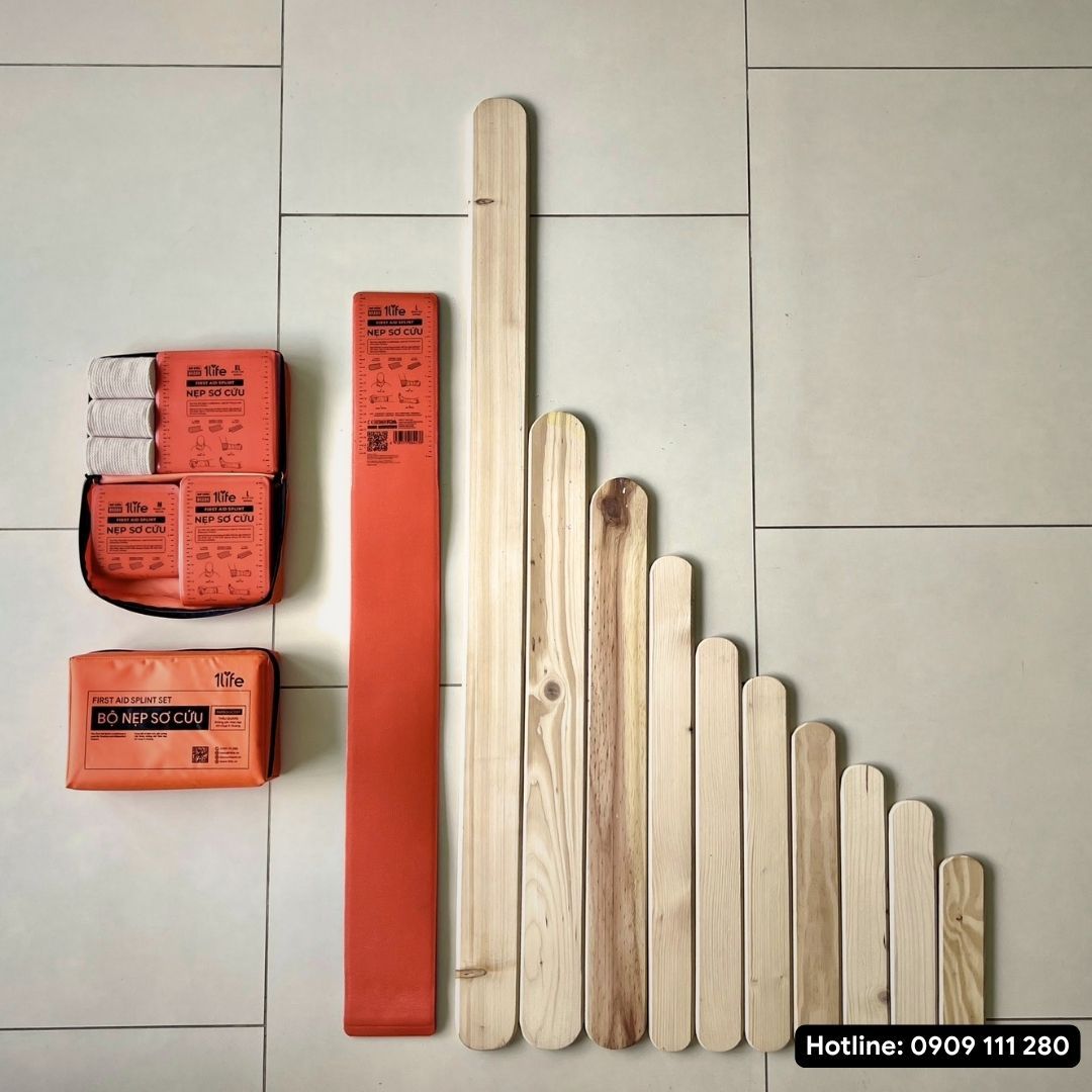  COMBO 3 NẸP SƠ CỨU + 3 BĂNG THUN DÁN 