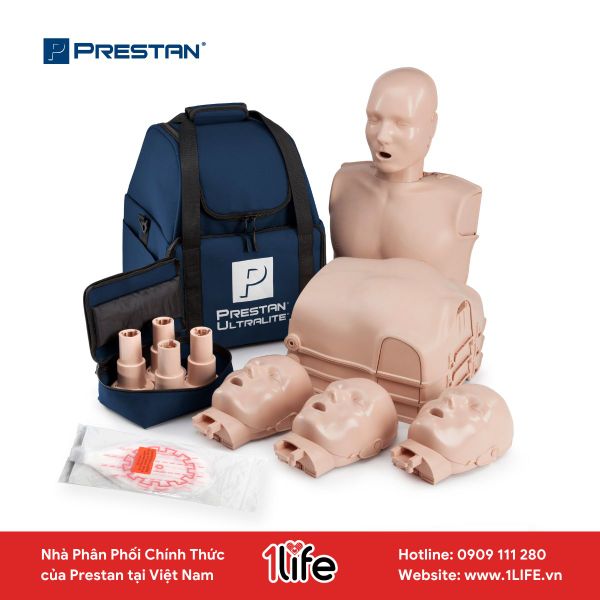  MÔ HÌNH THỰC HÀNH HỒI SỨC TIM PHỔI CPR SIÊU NHẸ PRESTAN ULTRALITE MANIKIN 