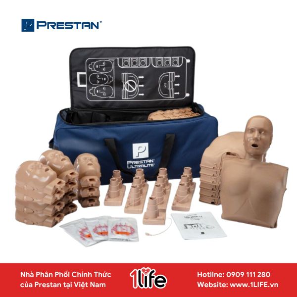  MÔ HÌNH THỰC HÀNH HỒI SỨC TIM PHỔI CPR SIÊU NHẸ PRESTAN ULTRALITE MANIKIN 