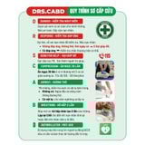  TỜ RƠI SƠ CỨU, HƯỚNG DẪN SƠ CỨU NHANH TÌNH HUỐNG KHẨN CẤP 
