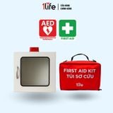  Tủ Đựng Máy AED Treo Tường Có Còi Báo Động 