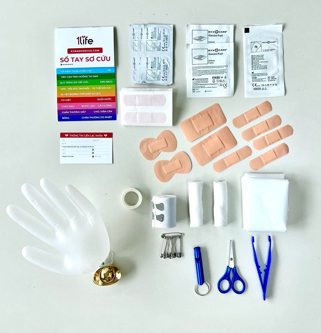  Túi Sơ Cứu Cao Cấp Du Lịch Thể Thao - Premium First Aid Kit for travelers 