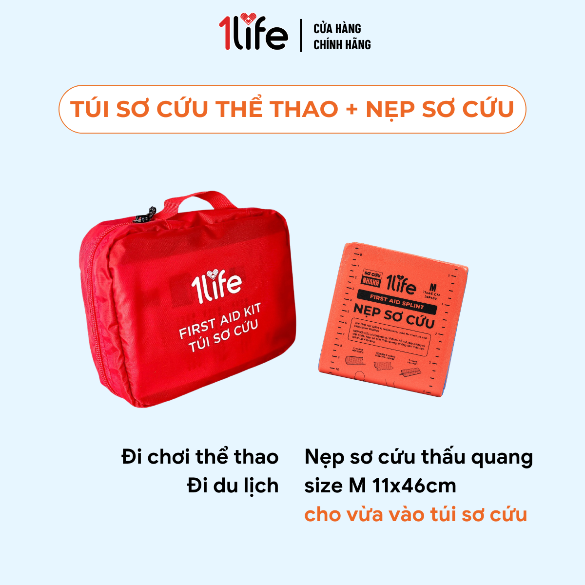  Túi Sơ Cứu Cao Cấp Du Lịch Thể Thao - Premium First Aid Kit for travelers 