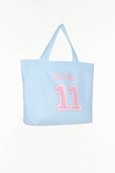  Túi sọc in - Xanh - B0014 