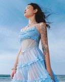  [PRE-ORDER] Jellyfish Dress - Xanh - D0625 
