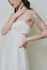 Đầm maxi hai dây cut-out - Trắng - D0659