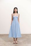  Đầm maxi 2 dây - Xanh biển - D0692 