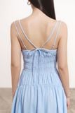  Đầm maxi 2 dây - Xanh biển - D0692 