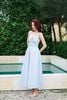 Đầm maxi nhún eo - Xanh dương - D0705