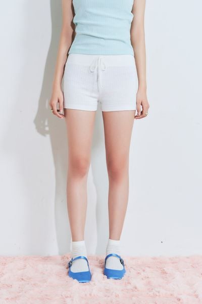  Quần thun ôm - Trắng - Q0358 