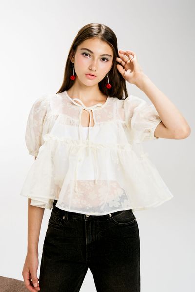  Áo sương sớm - Trắng - T0978 