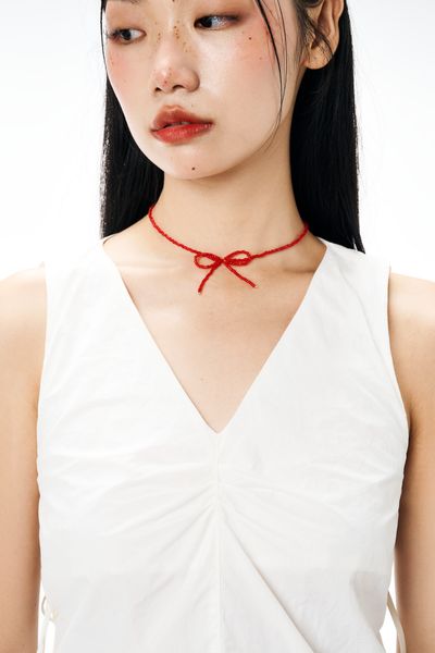  Áo sát nách hở lưng - Trắng - T0981 