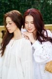  Áo dài tay cổ tròn - Trắng - T1094 