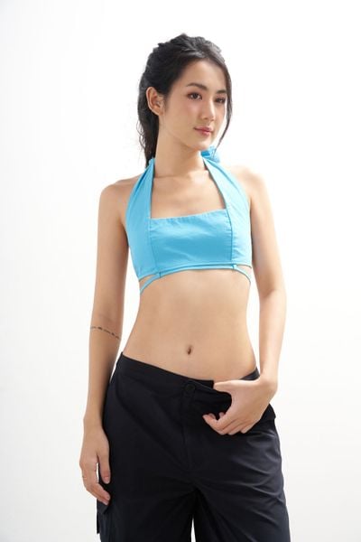  Áo kiểu buộc nơ hở lưng - T0635 