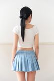  Áo crop top tay ngắn vải thun - T0686 