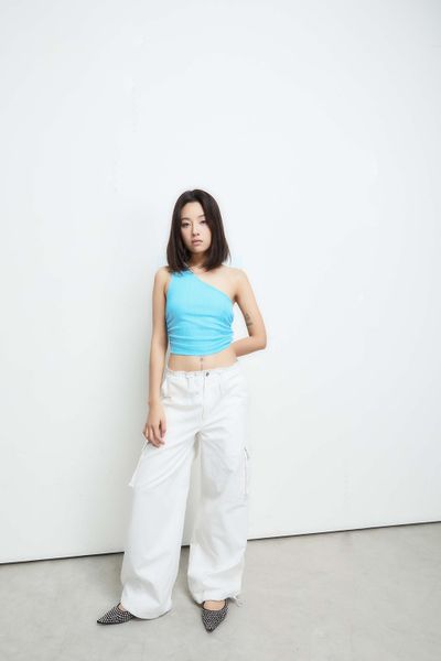  Áo thun sát nách lệch vai - T0653 