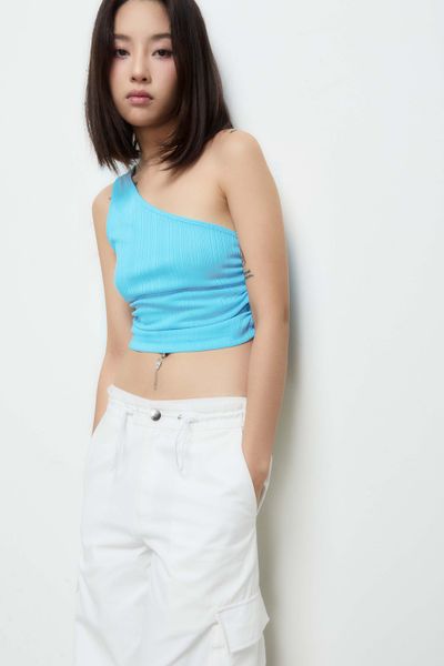  Áo thun sát nách lệch vai - T0653 