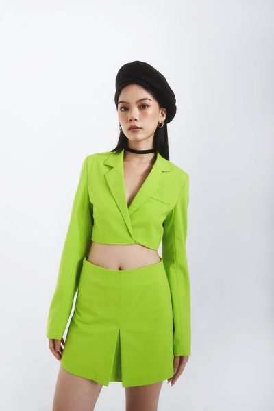  Áo vest dáng ngắn buộc dây - T0554 