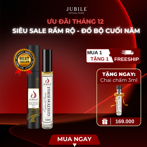 Tinh Dầu Nước Hoa Pháp Cao Cấp Jubilé Dạng Lăn Thơm Lâu Chính Hãng 12ml