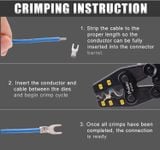  Kềm bấm cos Pro'skit CP-251B (Cos Y.O 1.25/ 2.0/ 5.5/ 8.0/ 14 mm²) 