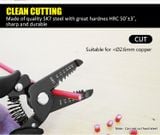  Kềm tuốt vỏ dây Pro'skit CP-3002D (0.8/ 1.0/ 1.3/ 1.6/ 2.0/ 2.6 mm) 