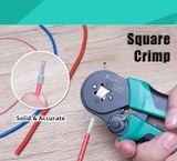  Kềm bấm cos pin rỗng Pro'skit CP-460G (0.08 – 6 mm² (AWG 28–10)) 
