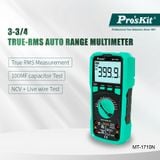  Đồng hồ vạn năng kỹ thuật số Pro'skit MT-1710N 