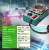  Bể nhúng chì Pro'sKit SS-532B (200W) 